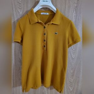 Lacoste Polo T-Shirt Yellow Size Small